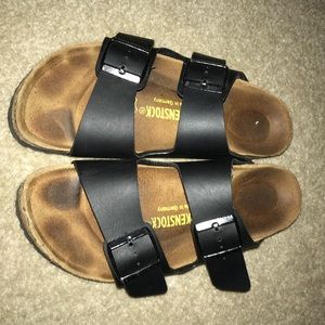 Black Birkenstock Arizona (two strapped)